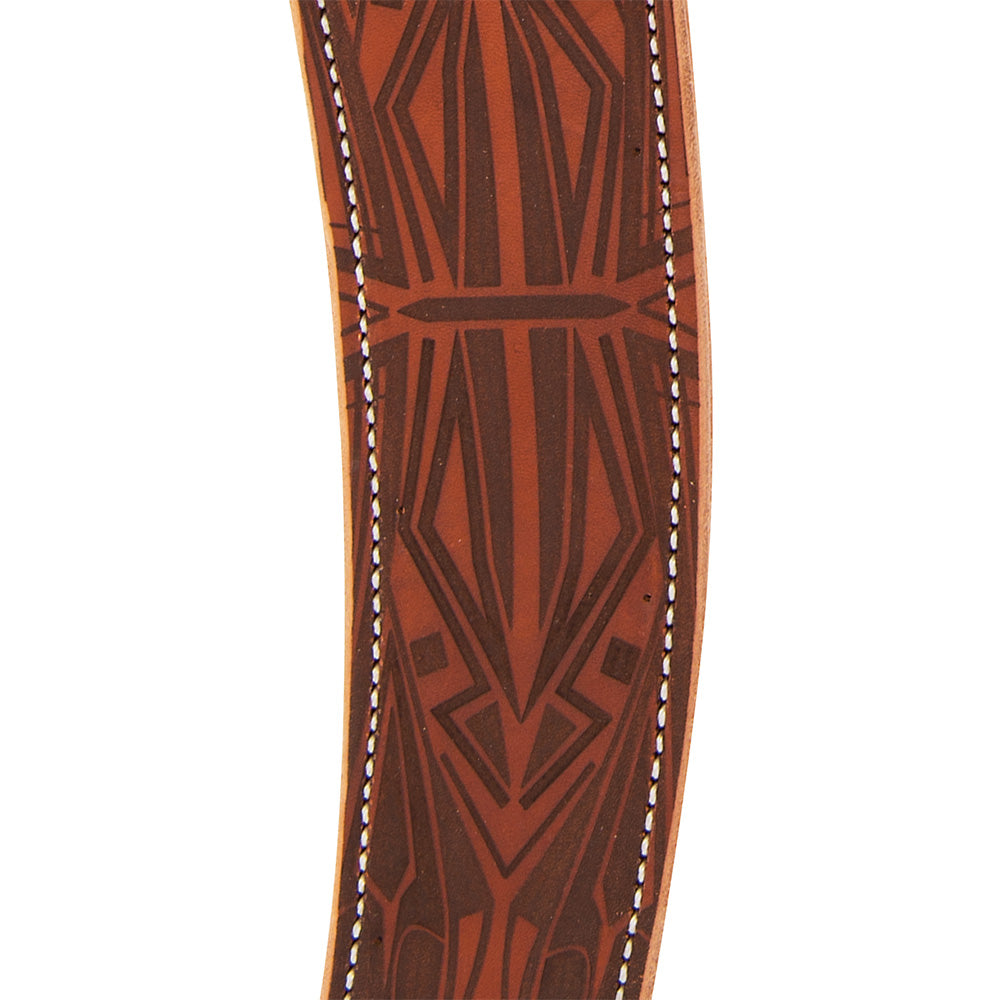 Laser-Engraved #14 Belt Saw Scabbard, Art Deco