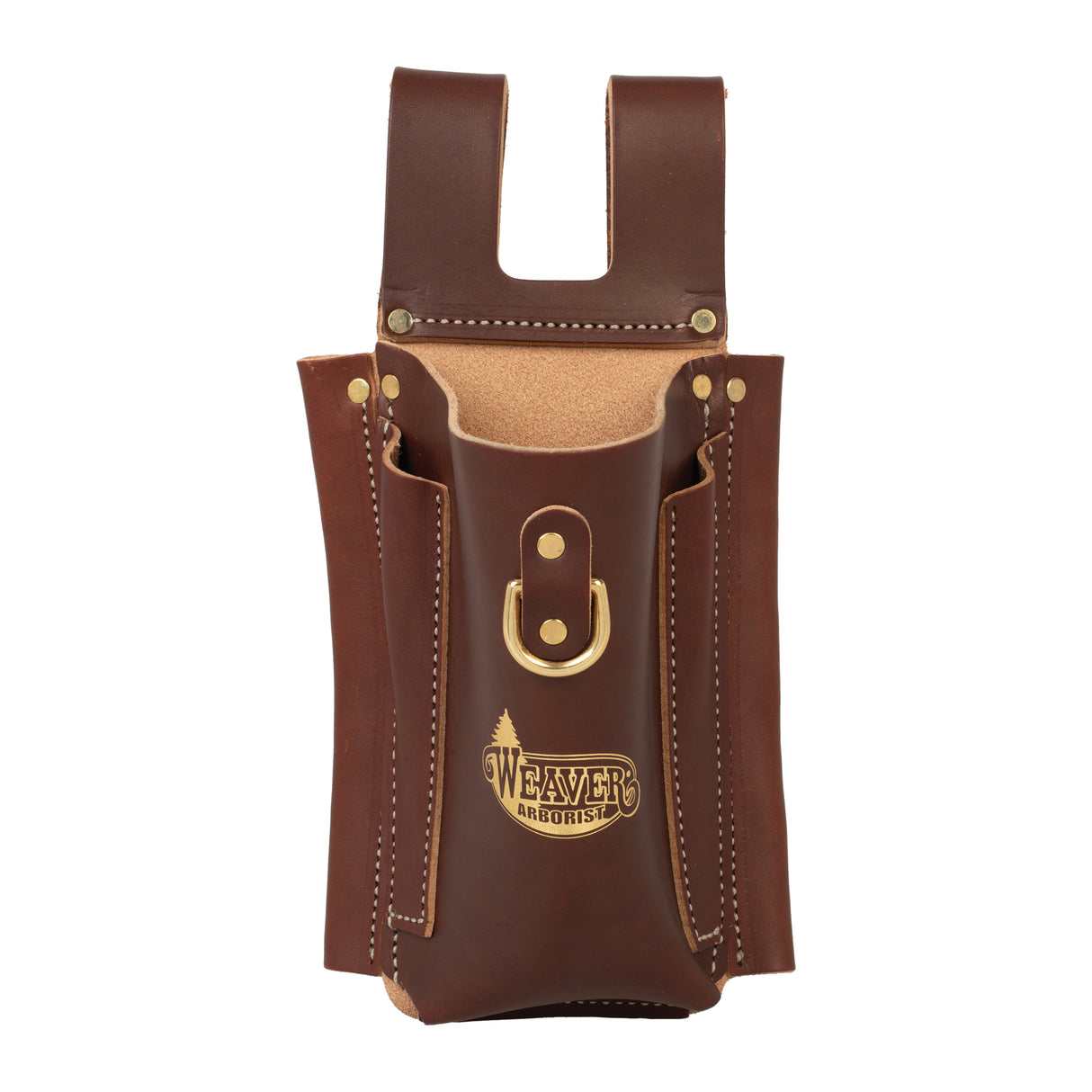 Wedge Pouch, Brown, front