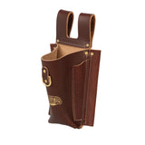 Wedge Pouch, Brown, side