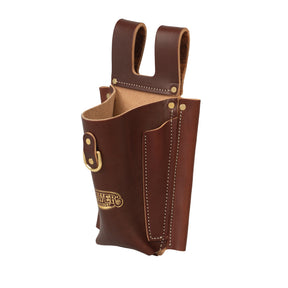 Wedge Pouch, Brown, side