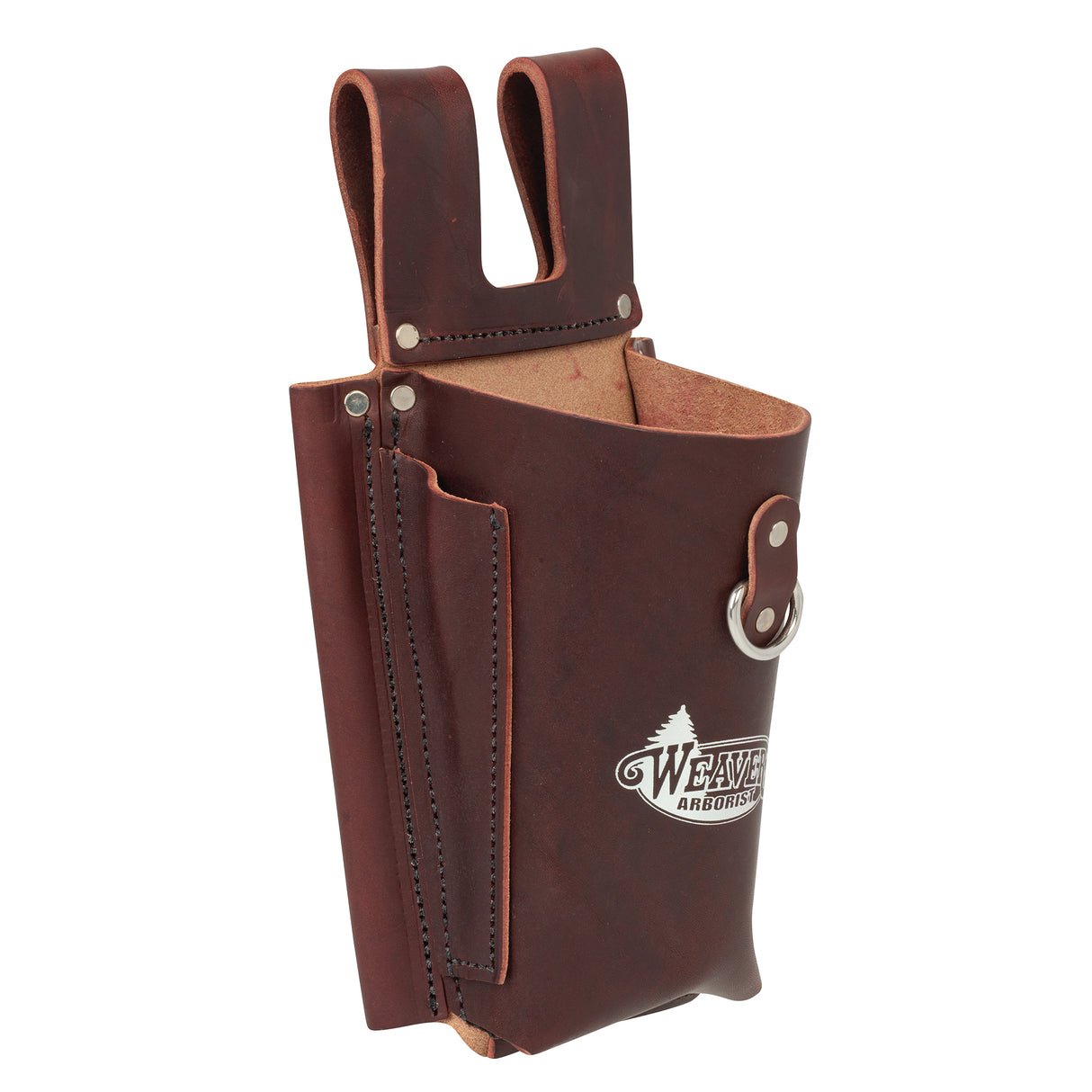 Wedge Pouch, Burgundy, front