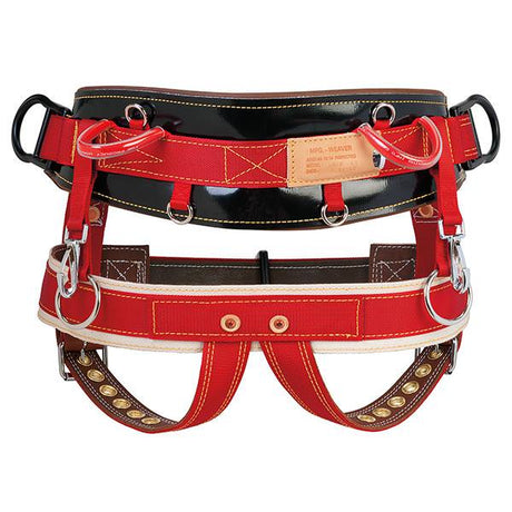 WLC-330 Saddle, One Floating Dee with 2" Nylon Leg Straps 
