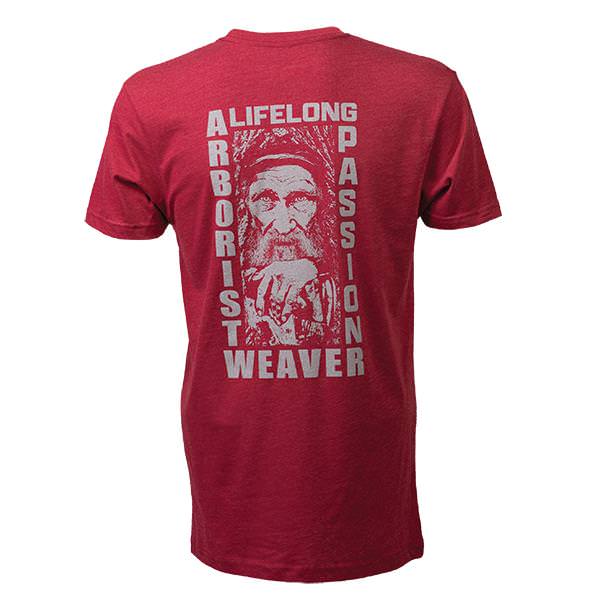 Weaver Arborist Lifelong Passion T-Shirt, Maroon