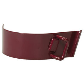 2" Formed Plates, Burgundy