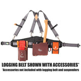 Logging Belt & Suspenders, w/Accessories
